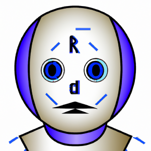 illustration of a robotic AI, like irobot, modern design, for the web, slightly threatening, 1080, high resolution, trending on google